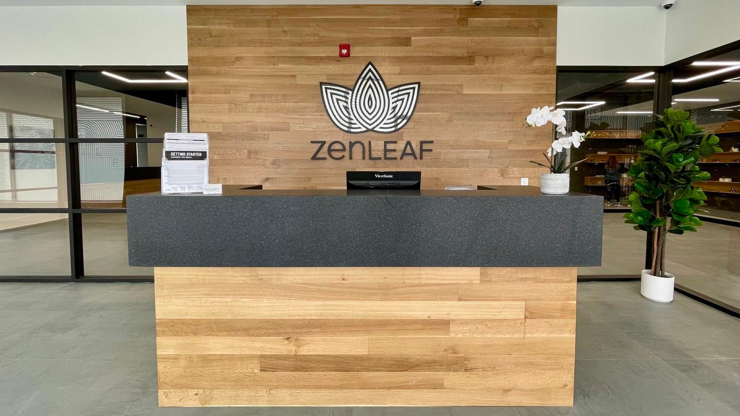 Zen Leaf front desk