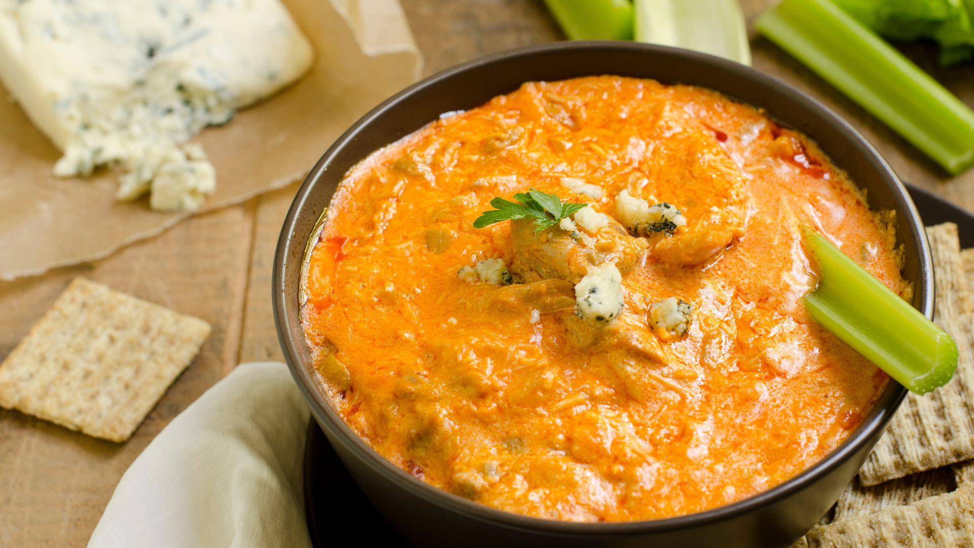 Cannabis-Infused Buffalo Chicken Dip