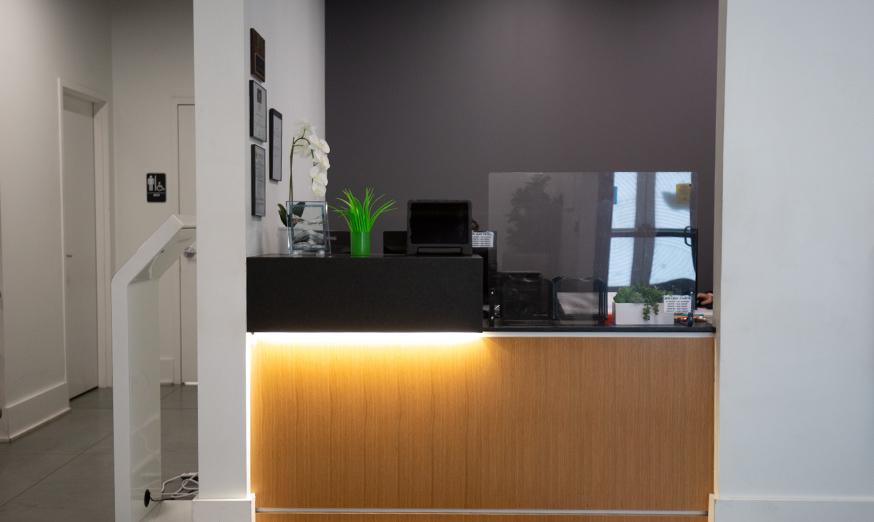 Zen Leaf Cannabis Dispensary Reception Desk in Altoona PA