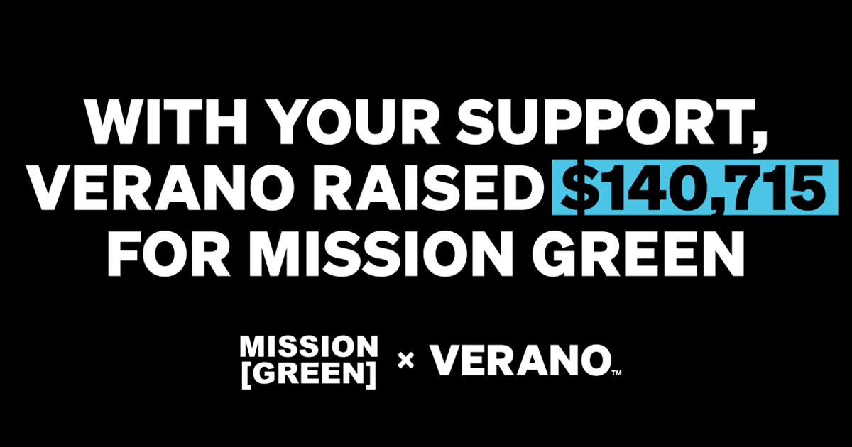 Verano Donates to Mission Green