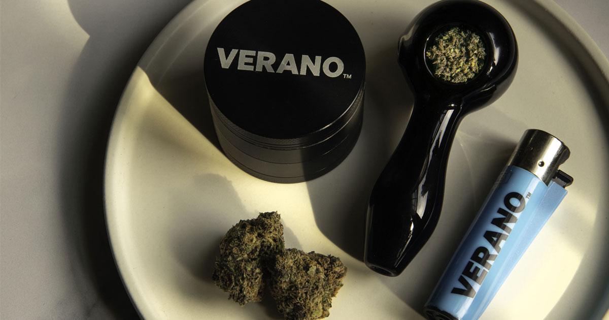 Verano Cannabis Grinder and Pipe