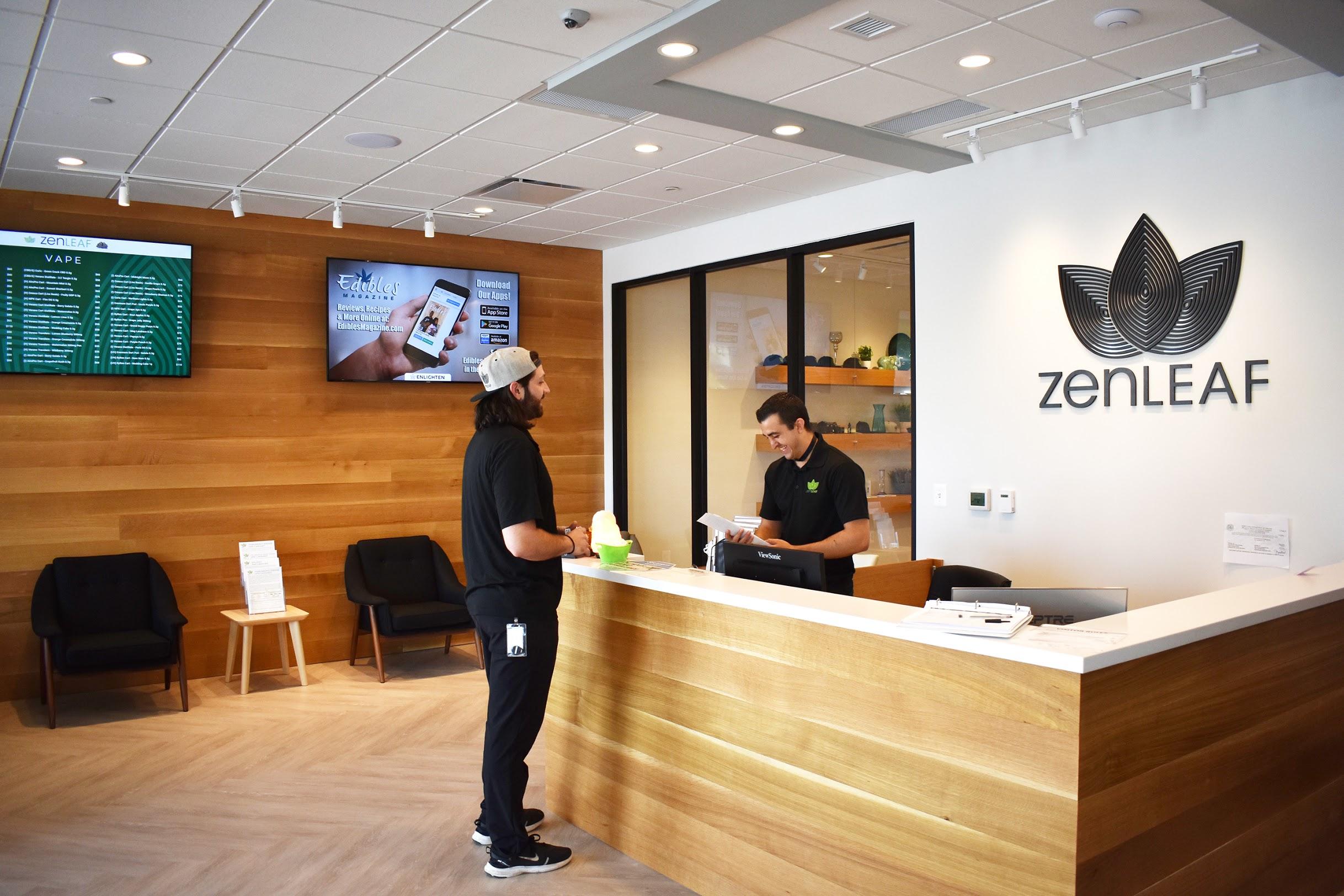 Two employees at Zen Leaf in Germantown
