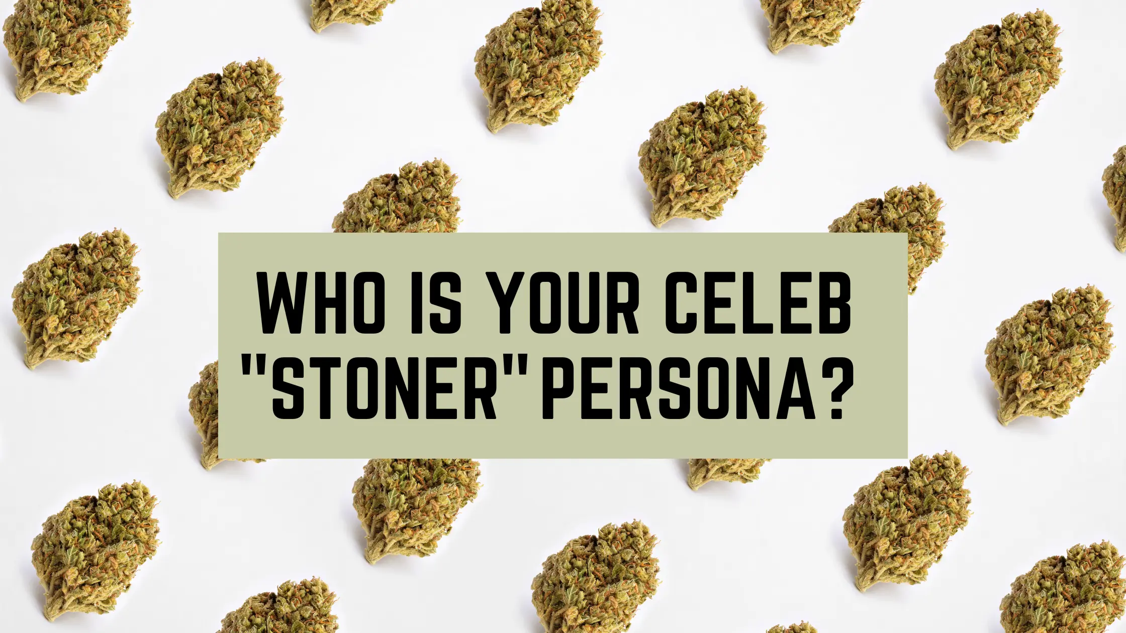 Celebrity Stoner Persona Quiz 