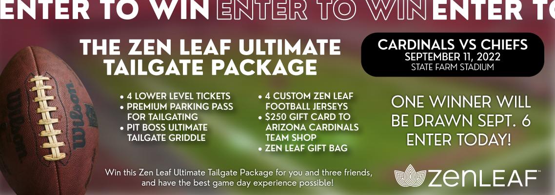 Zen Leaf Arizona Ultimate Football Tailgate Giveaway