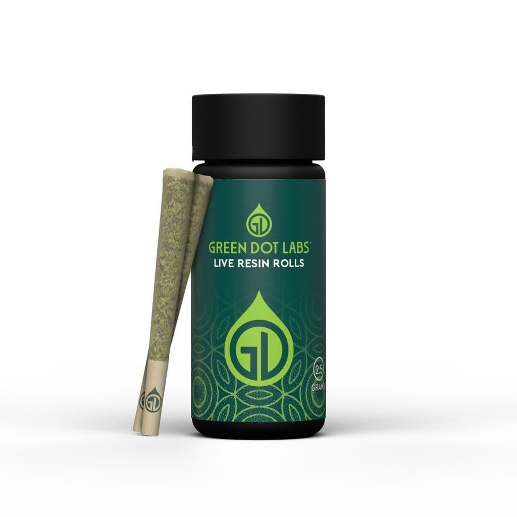 Buy 4+ Green Dot Labs Live Resin Pre-rolls, Get 20% Off