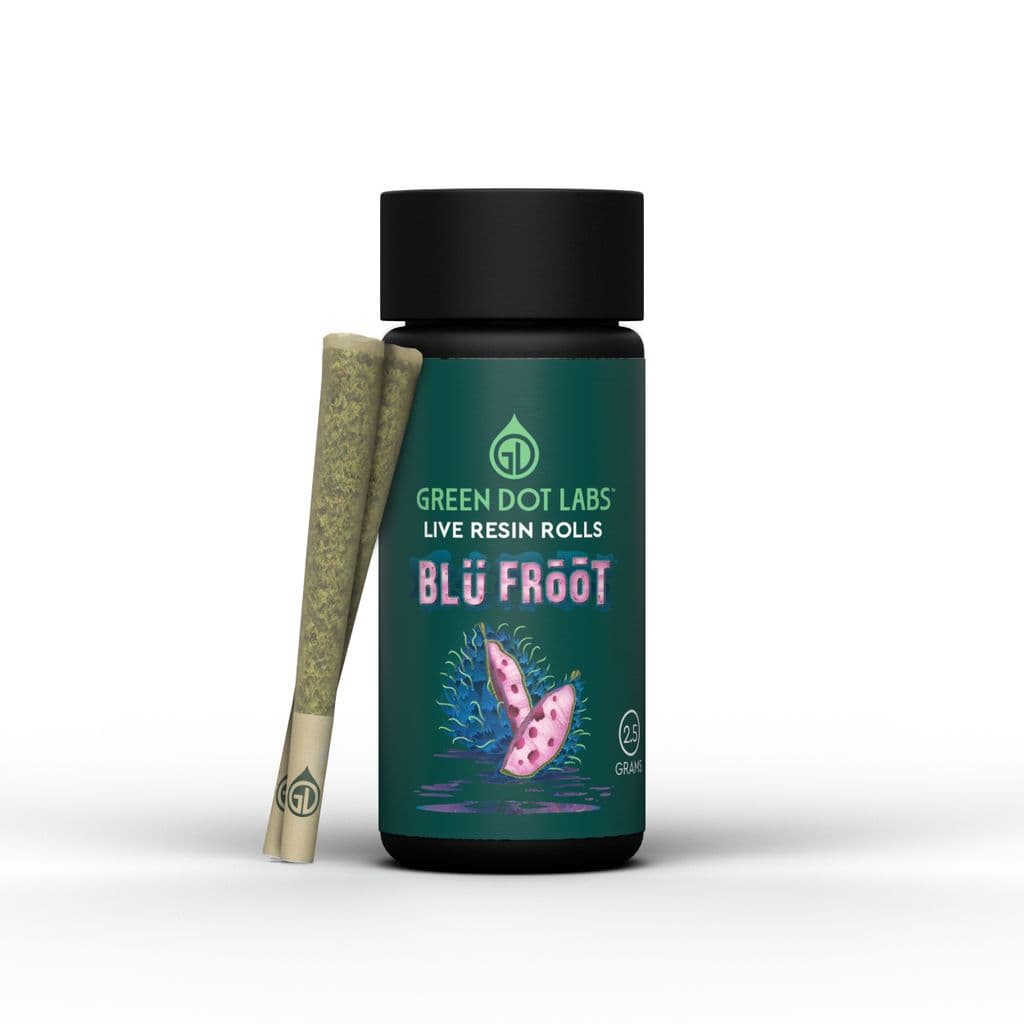 Buy 4+ Green Dot Labs Live Resin Pre-rolls, Get 20% Off