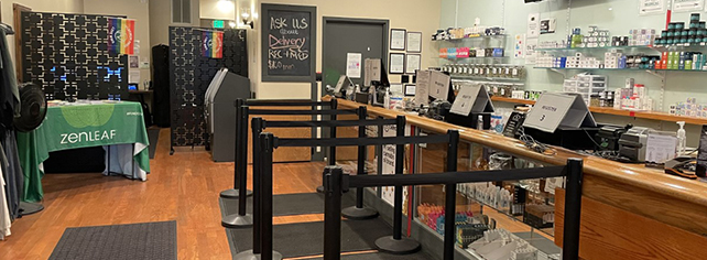 Photo of Buchanan dispensary lobby