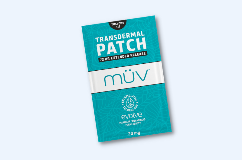 Photo of MUV tansdermal patch in package